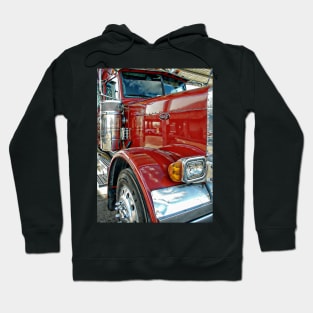 red peterbilt truck Hoodie